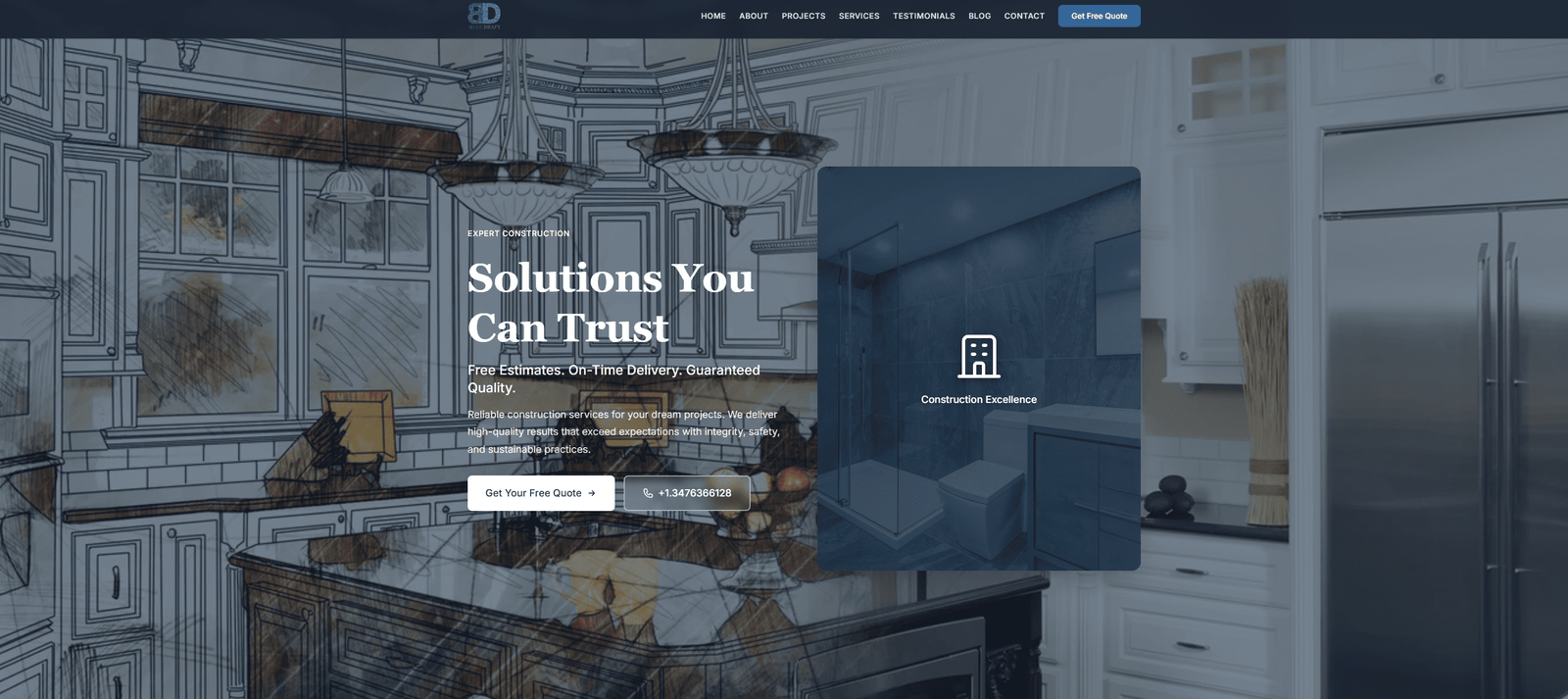 Blue Draft – Construction Lead Generation Platform